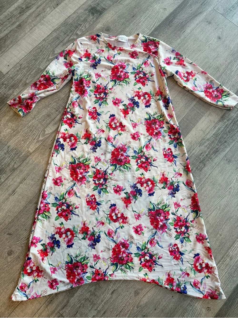 Swim Dress Modest Girls Floral Design Dress Size 7/8 NWOT